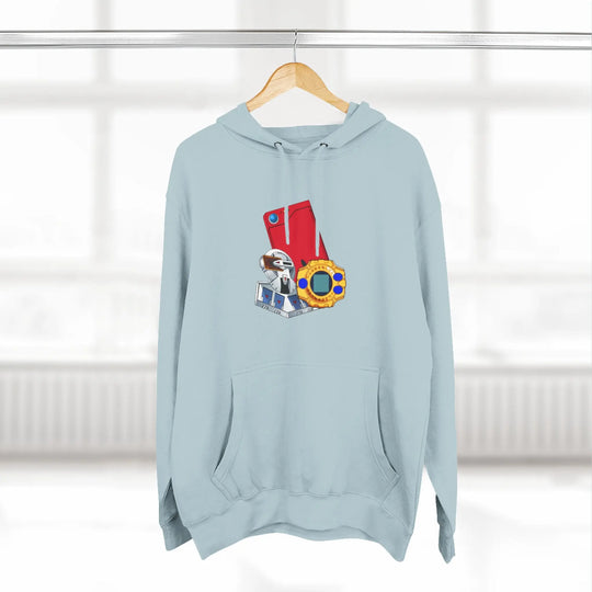 Fleece Hoodie - Saturday Morning Trio Design - Jesterdesigns1