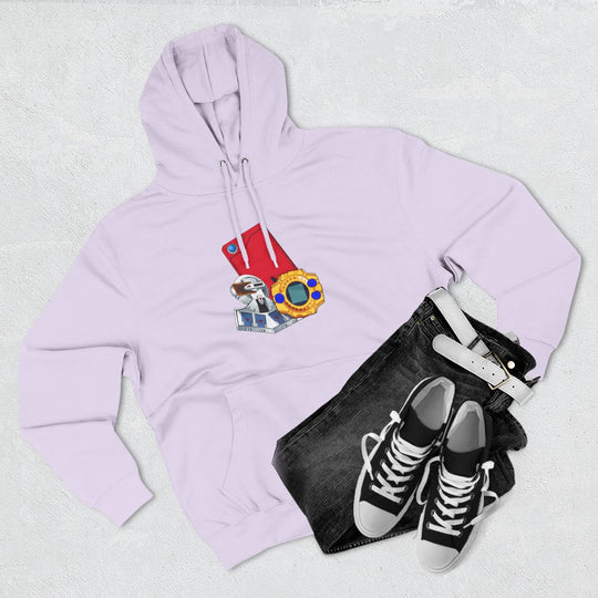 Fleece Hoodie - Saturday Morning Trio Design - Jesterdesigns1