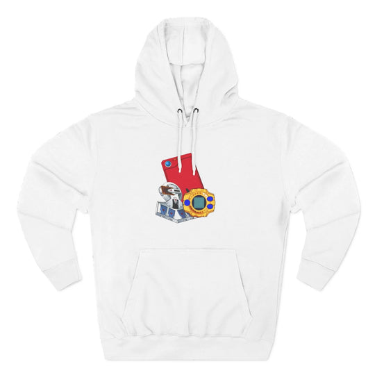 Fleece Hoodie - Saturday Morning Trio Design Printify