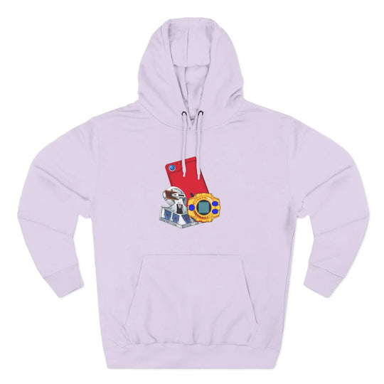 Fleece Hoodie - Saturday Morning Trio Design Printify