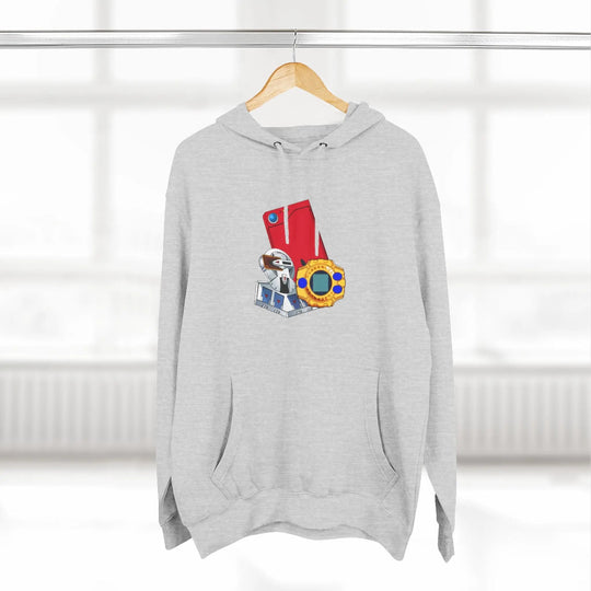 Fleece Hoodie - Saturday Morning Trio Design Printify
