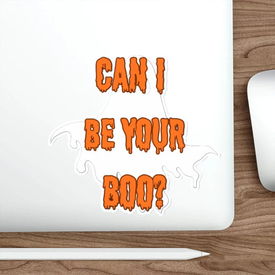 Halloween Die-Cut Stickers - Can I be Your Boo  Funny - Jesterdesigns1
