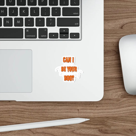 Halloween Die-Cut Stickers - Can I be Your Boo  Funny - Jesterdesigns1