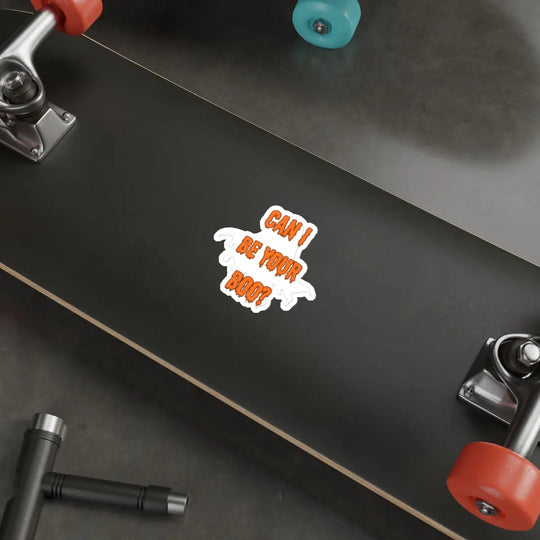 Halloween Die-Cut Stickers - Can I be Your Boo  Funny - Jesterdesigns1