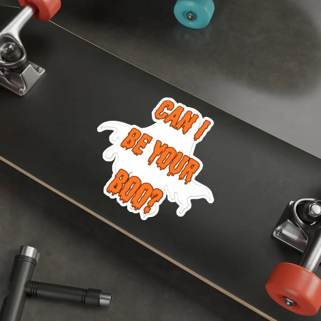 Halloween Die-Cut Stickers - Can I be Your Boo  Funny Printify