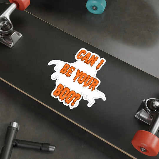 Halloween Die-Cut Stickers - Can I be Your Boo  Funny Printify