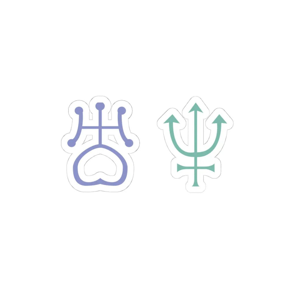 Kiss-Cut Stickers - Outer Lovers Sailor Moon Design - Jesterdesigns1