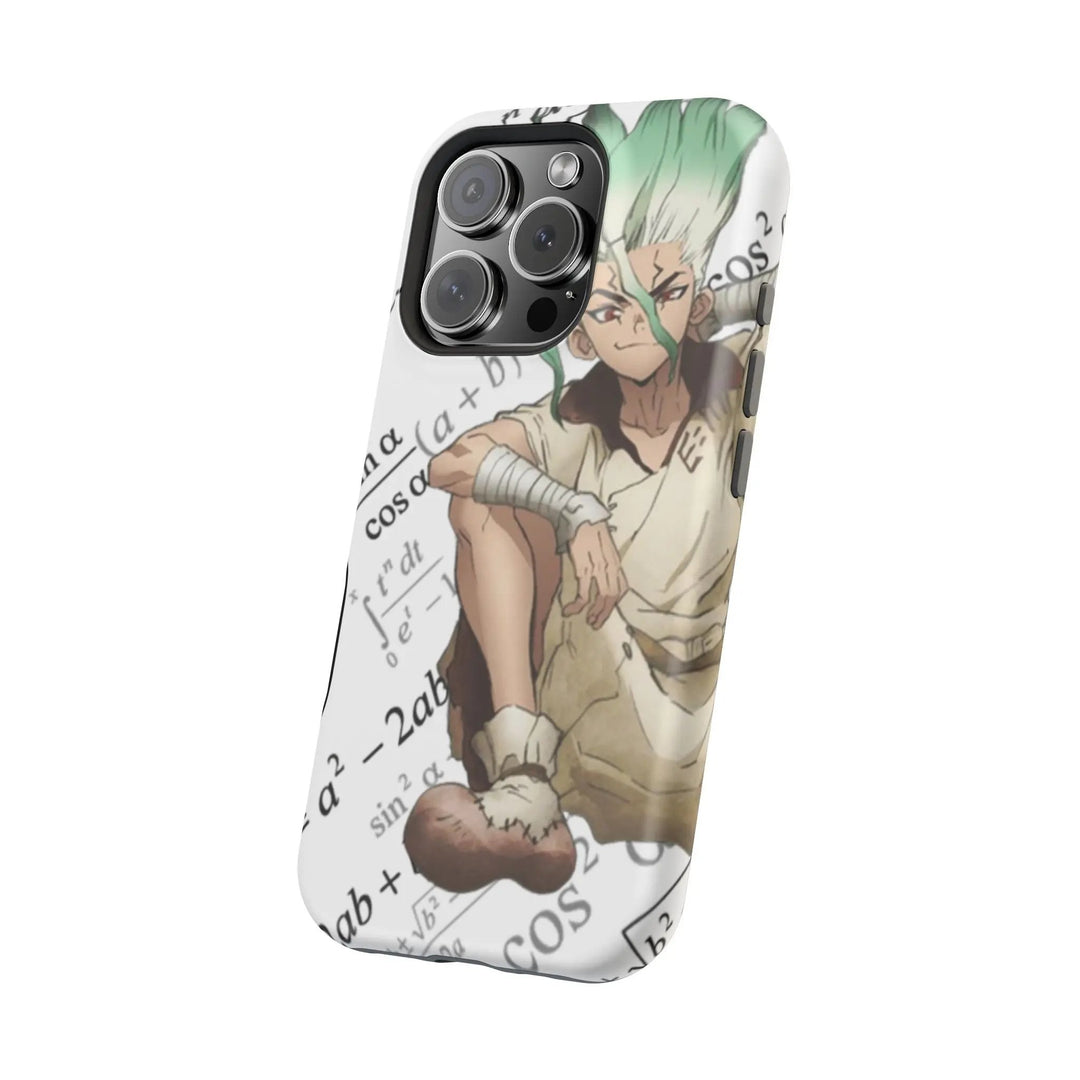 Phone Case - Dr Stone Anime iPhone Impact-Resistant Magnetic Design - Jesterdesigns1