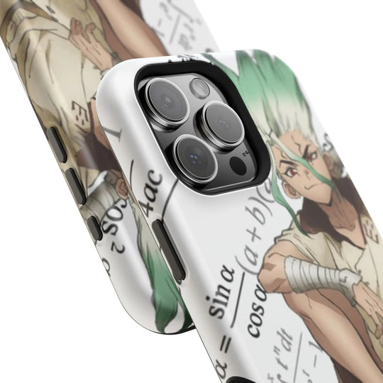 Phone Case - Dr Stone Anime iPhone Impact-Resistant Magnetic Design - Jesterdesigns1
